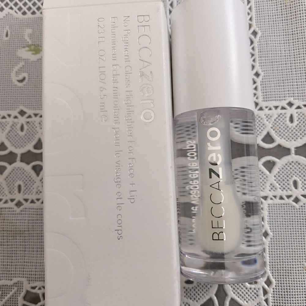 Becca zero no pigment face + lip